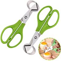 2 Piezas Tijeras Huevos Codorniz- Codorniz Huevos Tijeras Huevo Cortador- Codornices Cáscaras Huevo Tijeras- Acero…